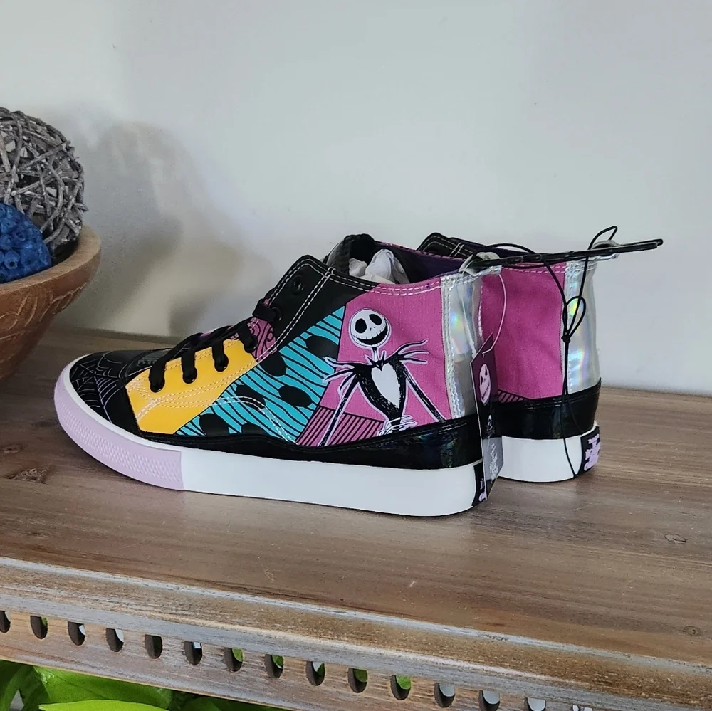 🎃 Disney Nightmare Before Christmas Sneakers – Women’s 8.5, NWT Halloween - Picture 2 of 14